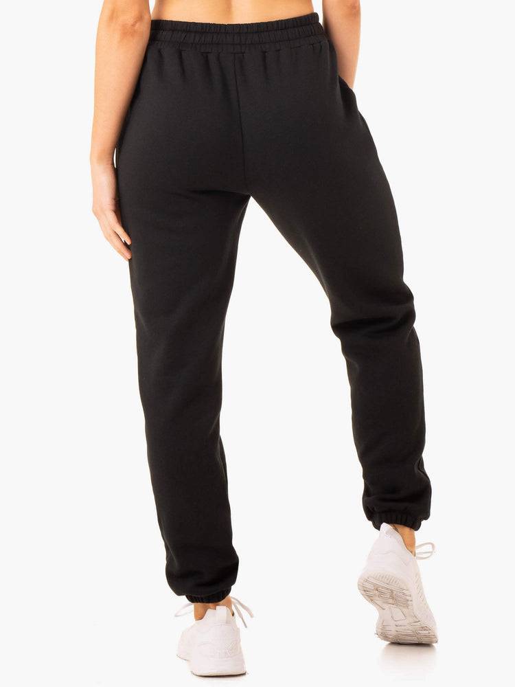 Spodnie Sportowe Damskie Ryderwear Women Track Pants Restore Czarne | PL1073PQ