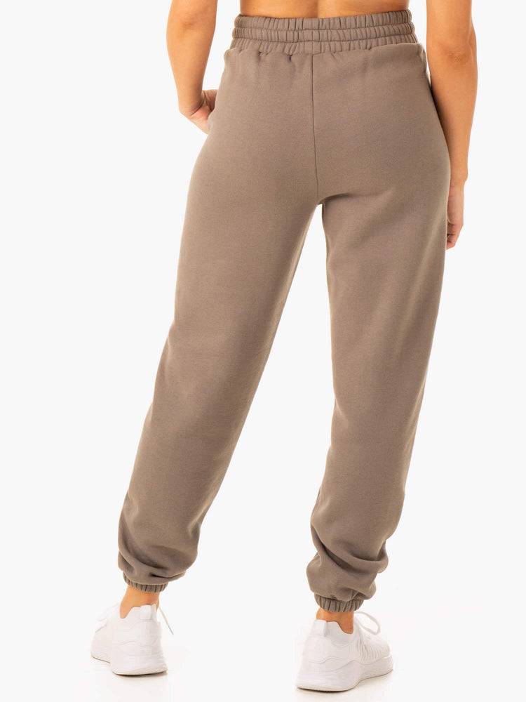 Spodnie Sportowe Damskie Ryderwear Women Track Pants Sideline Szare Brązowe | PL1075SO