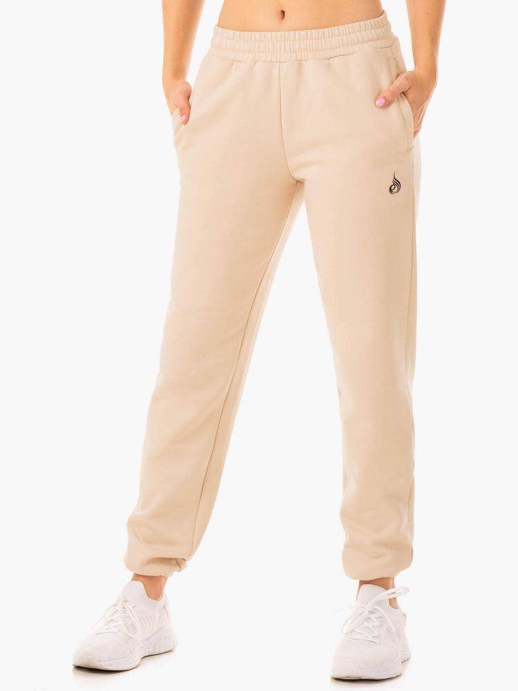 Spodnie Sportowe Damskie Ryderwear Women Track Pants Unisex Brązowe | PL1084XF