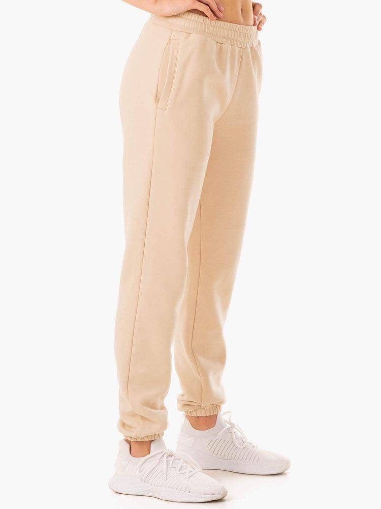 Spodnie Sportowe Damskie Ryderwear Women Track Pants Unisex Brązowe | PL1084XF