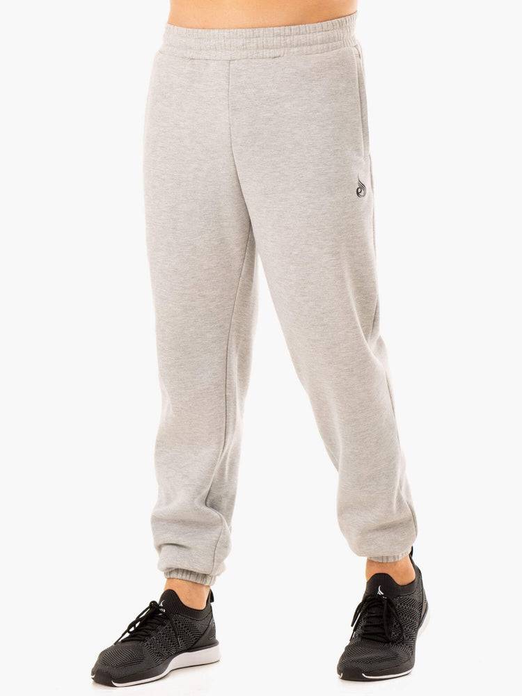 Spodnie Sportowe Damskie Ryderwear Women Track Pants Unisex Szare | PL1086VD