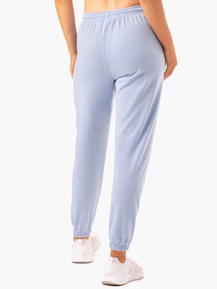 Spodnie Sportowe Damskie Ryderwear Women Track Pants Off-Duty Fleece Niebieskie | PL1103FM