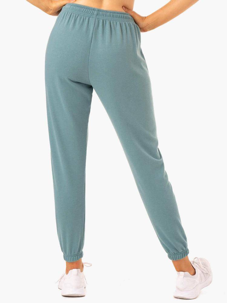 Spodnie Sportowe Damskie Ryderwear Women Track Pants Off-Duty Fleece Oliwkowe | PL1105HK