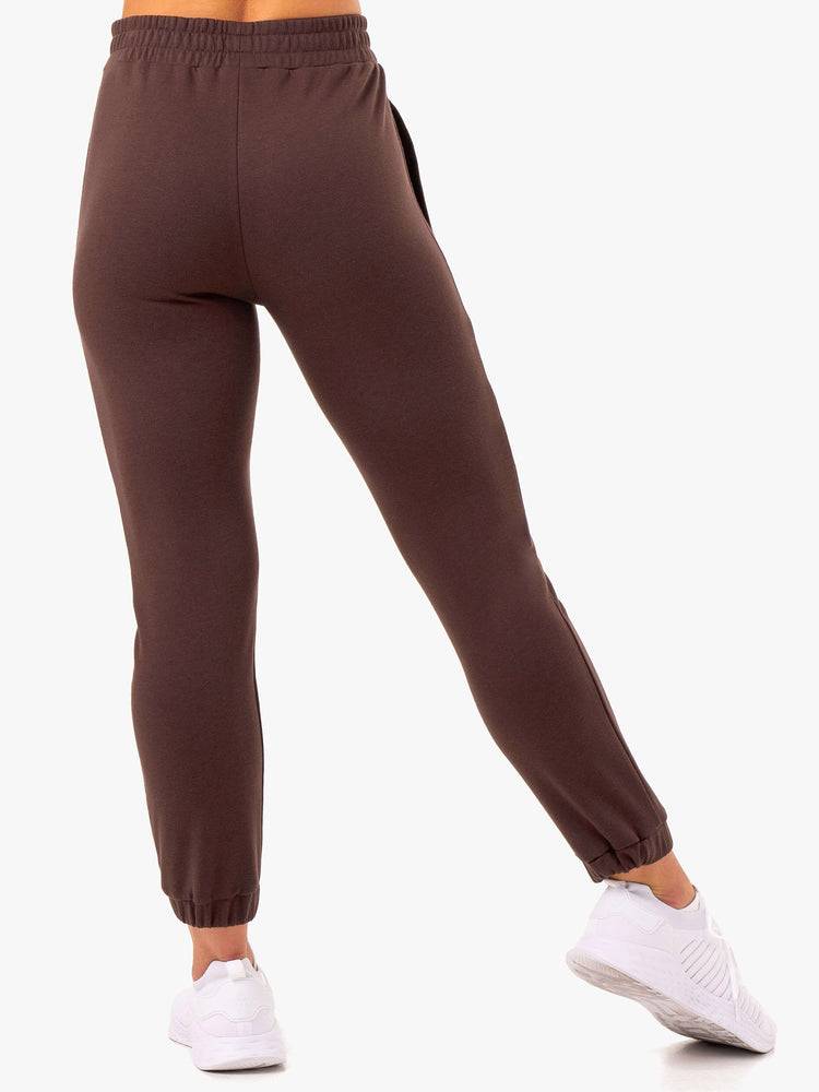 Spodnie Sportowe Damskie Ryderwear Women Track Pants Adapt Czekolada | PL1108LH