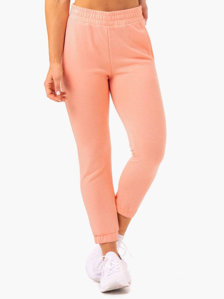 Spodnie Sportowe Damskie Ryderwear Women Track Pants Adapt Koralowe | PL1110XF