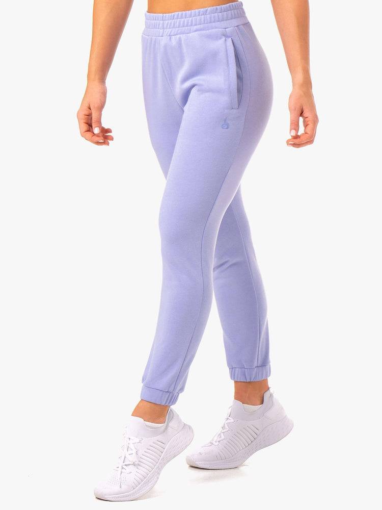 Spodnie Sportowe Damskie Ryderwear Women Track Pants Adapt Lawenda | PL1111CE