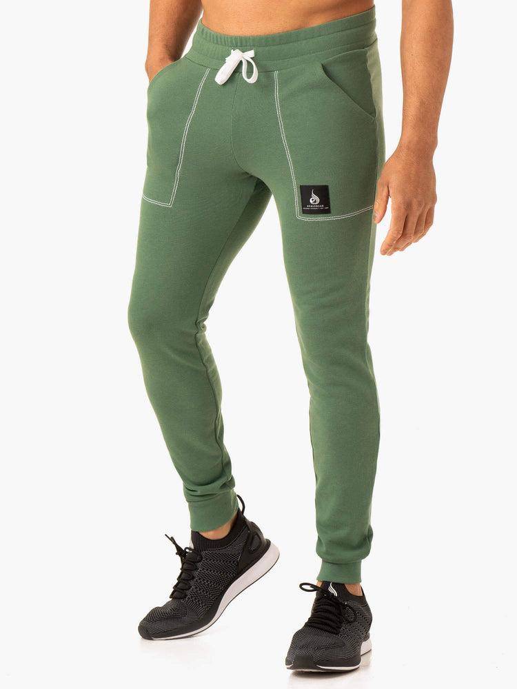 Spodnie Sportowe Męskie Ryderwear Men Track Pants Vital Zielone | PL3096DN