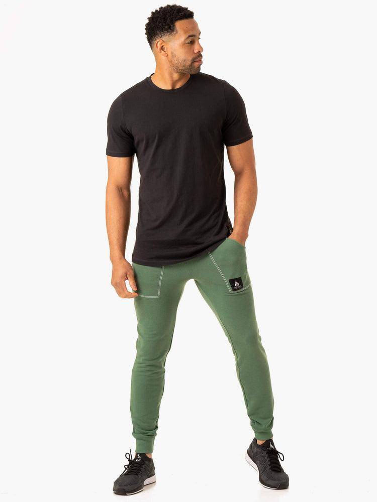 Spodnie Sportowe Męskie Ryderwear Men Track Pants Vital Zielone | PL3096DN