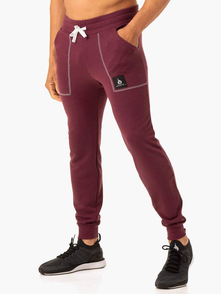 Spodnie Sportowe Męskie Ryderwear Men Track Pants Vital Fioletowe | PL3097SO