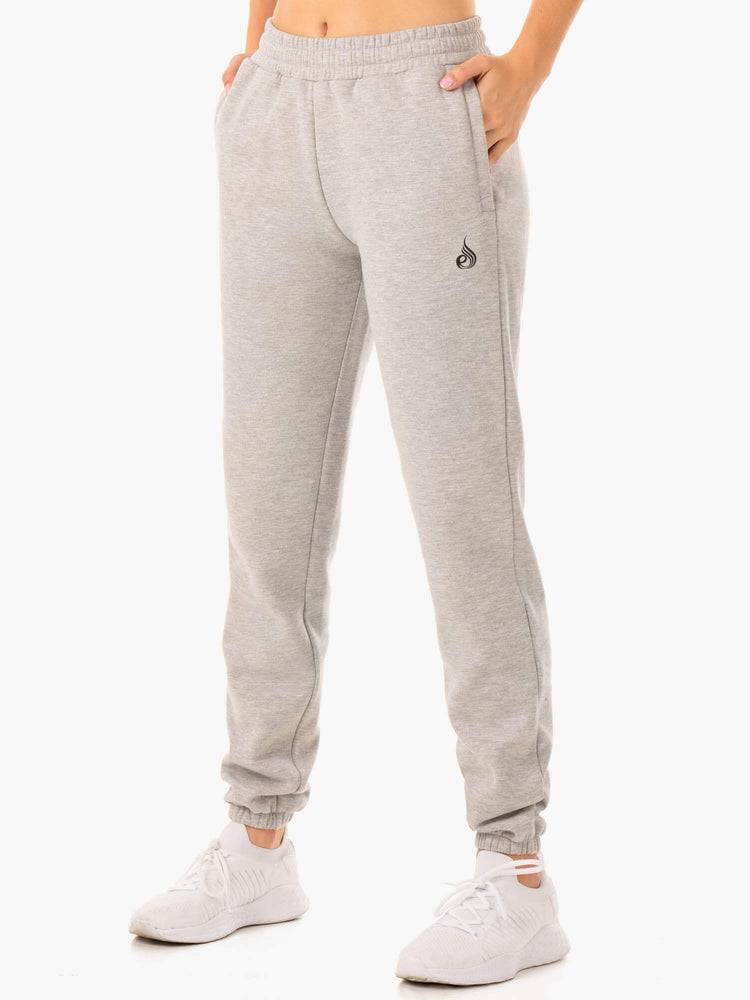 Spodnie Sportowe Męskie Ryderwear Men Track Pants Unisexs Szare | PL3102UT