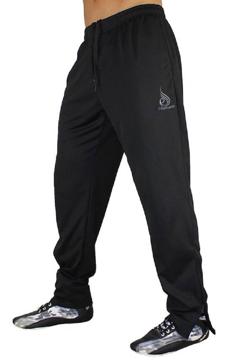 Spodnie Sportowe Męskie Ryderwear Men Track Pants Tapered Mesh Czarne | PL3104TV