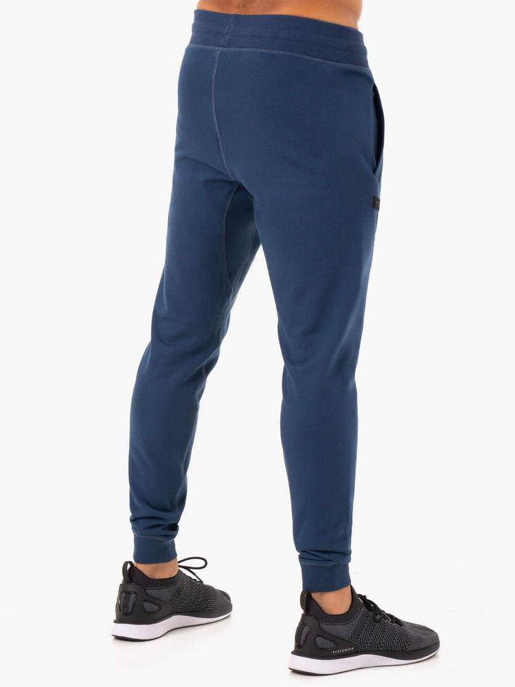 Spodnie Sportowe Męskie Ryderwear Men Track Pants Recharge Tapered Niebieskie | PL3110NB