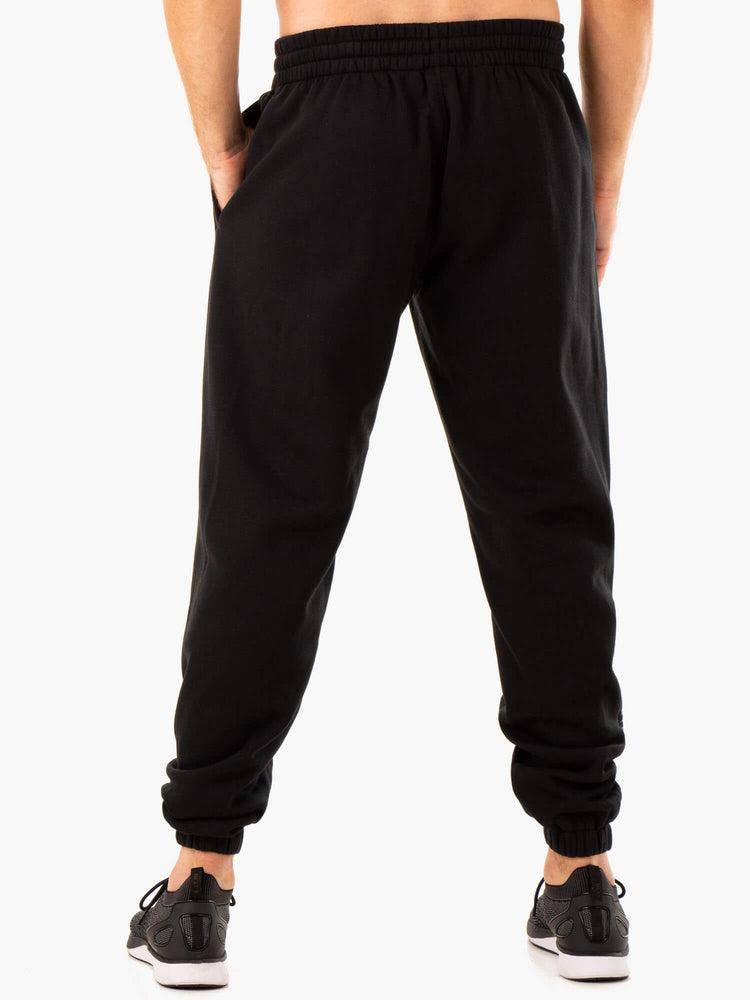 Spodnie Sportowe Męskie Ryderwear Men Track Pants Recharge Relaxed Czarne | PL3117KI