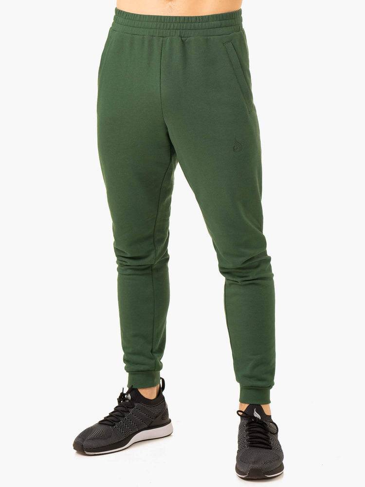 Spodnie Sportowe Męskie Ryderwear Men Track Pants Heritage Fleeces Zielone | PL3133EX