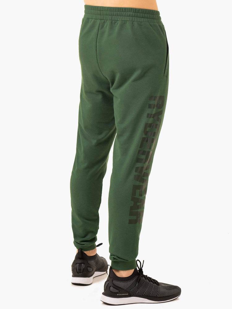 Spodnie Sportowe Męskie Ryderwear Men Track Pants Heritage Fleeces Zielone | PL3133EX