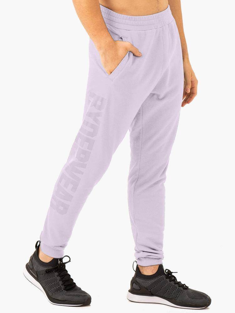 Spodnie Sportowe Męskie Ryderwear Men Track Pants Heritage Fleeces Lawenda | PL3134WY