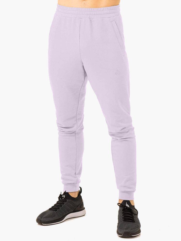 Spodnie Sportowe Męskie Ryderwear Men Track Pants Heritage Fleeces Lawenda | PL3134WY