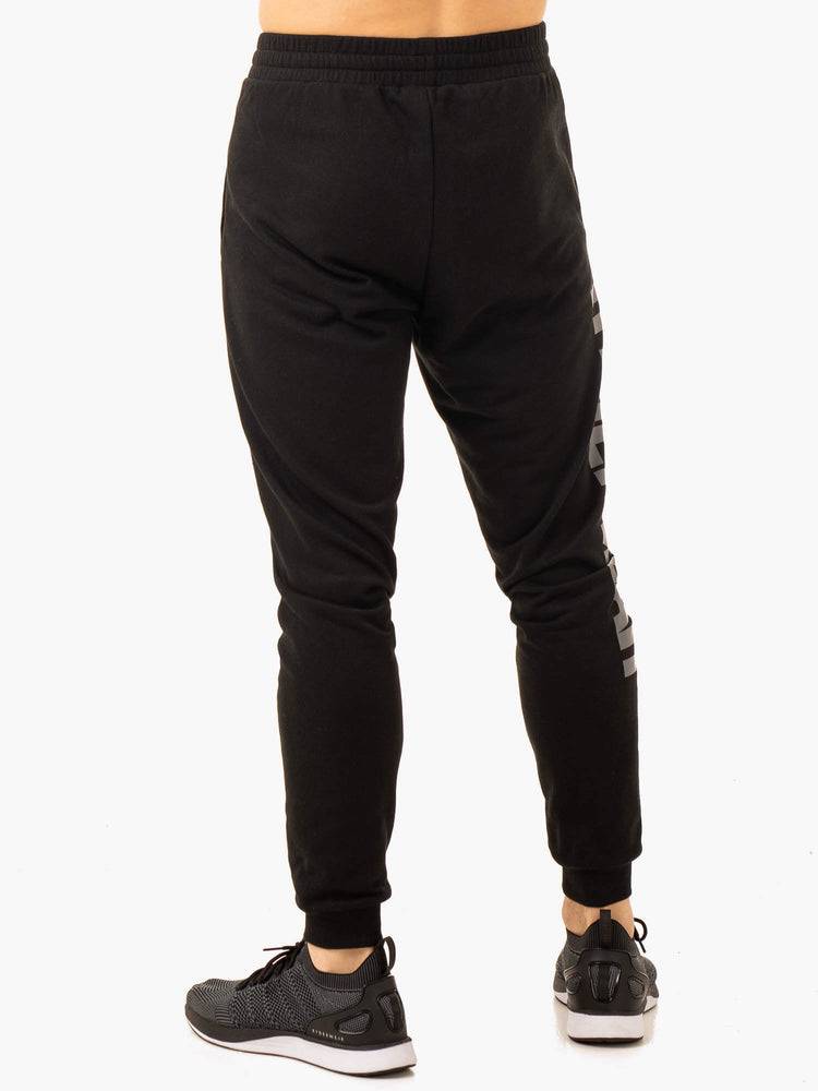 Spodnie Sportowe Męskie Ryderwear Men Track Pants Heritage Fleeces Czarne | PL3135QZ