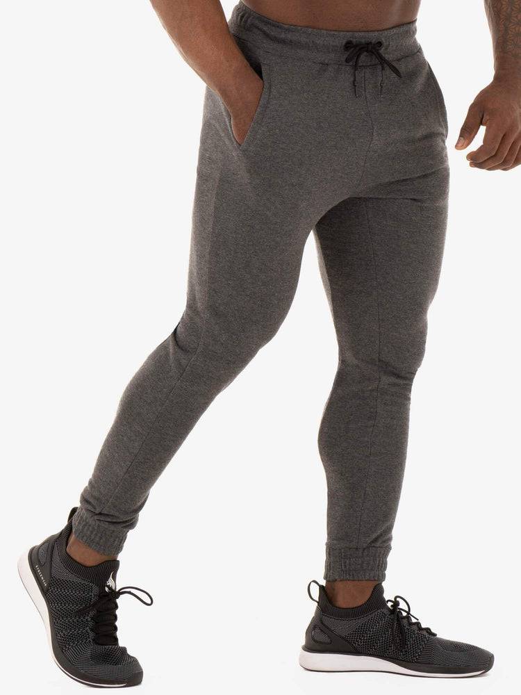 Spodnie Sportowe Męskie Ryderwear Men Track Pants Focuss Czarne | PL3140FM