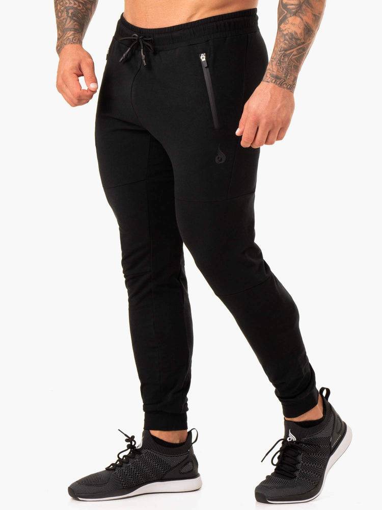 Spodnie Sportowe Męskie Ryderwear Men Track Pants Endurances Czarne | PL3144PQ