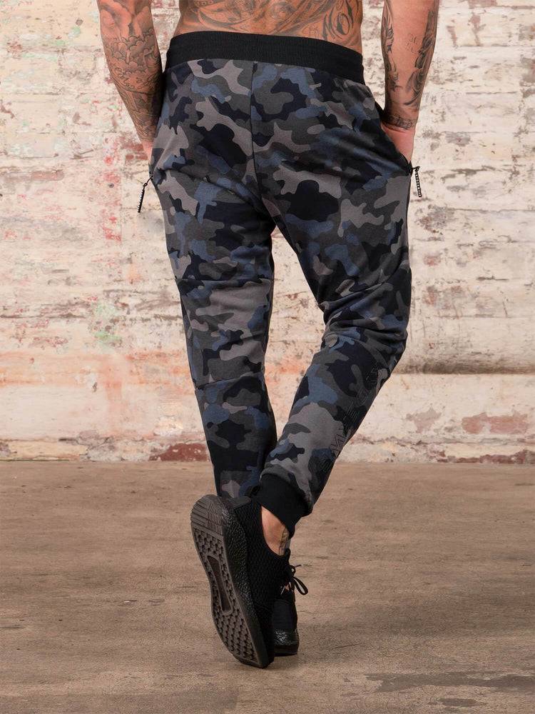 Spodnie Sportowe Męskie Ryderwear Men Track Pants Camos Czarne Camo | PL3148YU