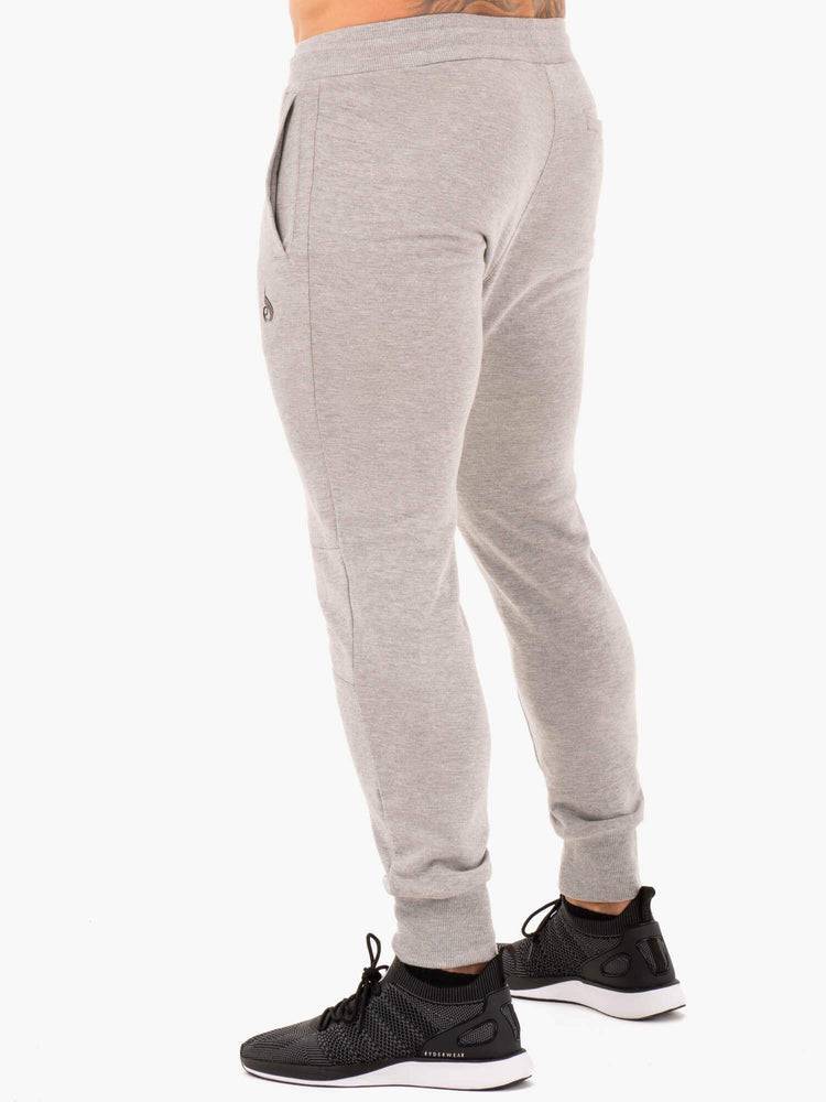 Spodnie Sportowe Męskie Ryderwear Men Track Pants Sportowe Fleeces Szare | PL3152WY