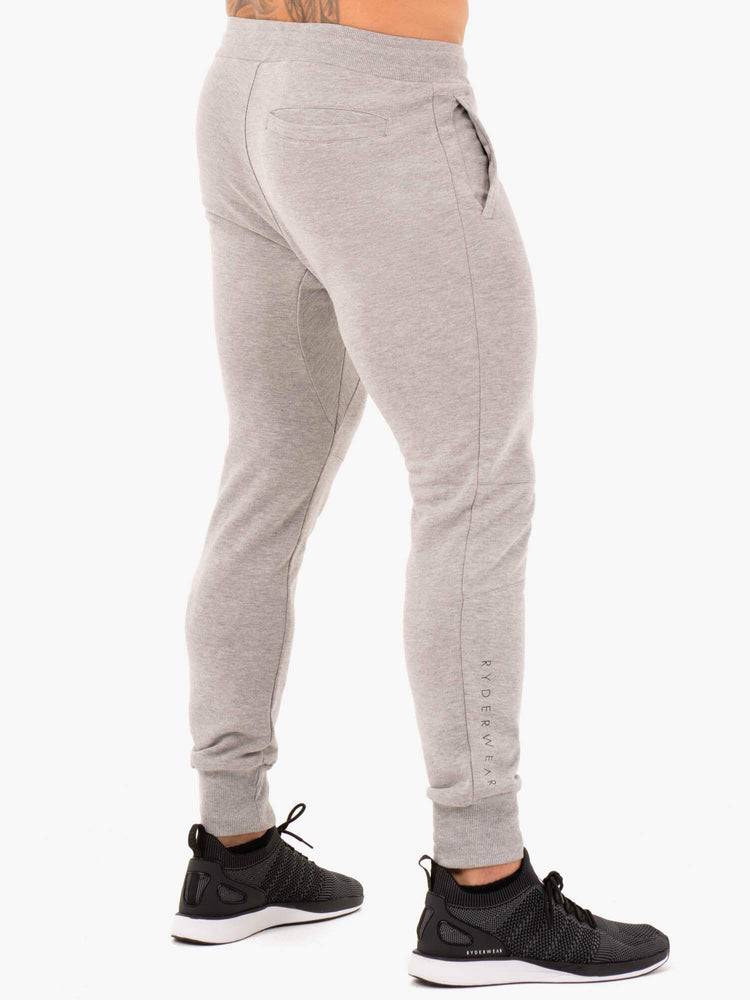 Spodnie Sportowe Męskie Ryderwear Men Track Pants Sportowe Fleeces Szare | PL3152WY