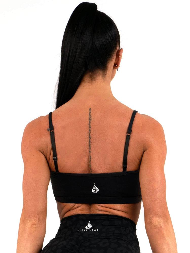 Staniki Sportowe Damskie Ryderwear Women Sports Bra Staples Czarne | PL1588TV