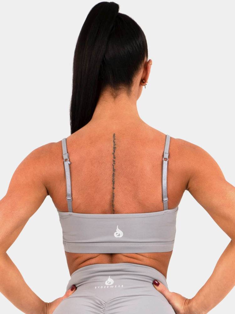 Staniki Sportowe Damskie Ryderwear Women Sports Bra Staples Szare | PL1612EX