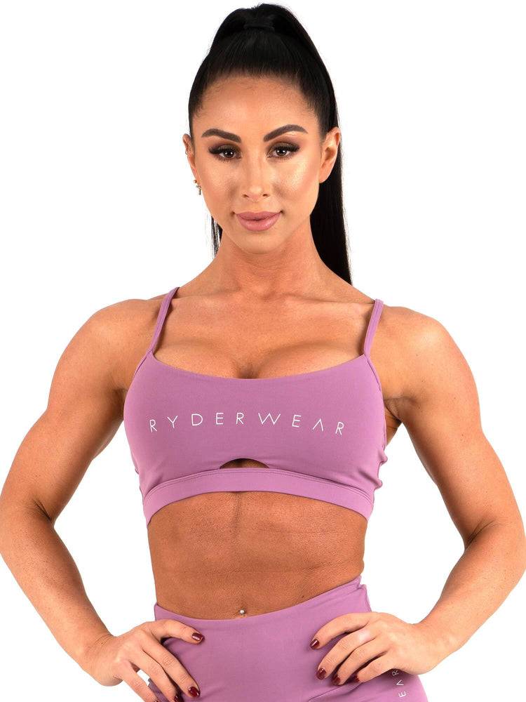 Staniki Sportowe Damskie Ryderwear Women Sports Bra Staples Fioletowe | PL1627KI