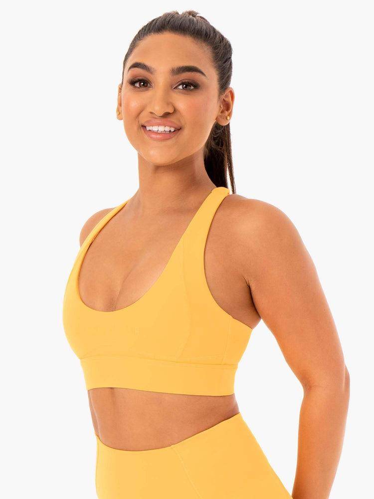 Staniki Sportowe Damskie Ryderwear Women Sports Bra Sola Mango | PL1704JJ