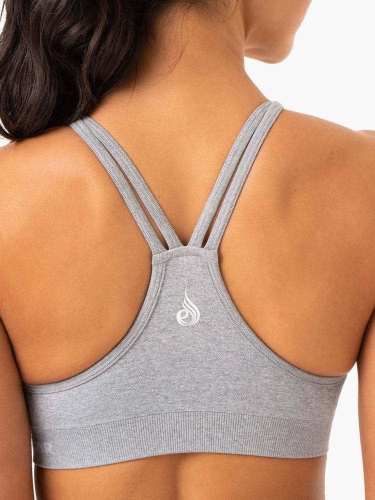 Staniki Sportowe Damskie Ryderwear Women Sports Bra Sculpt Seamless Szare | PL1761CE