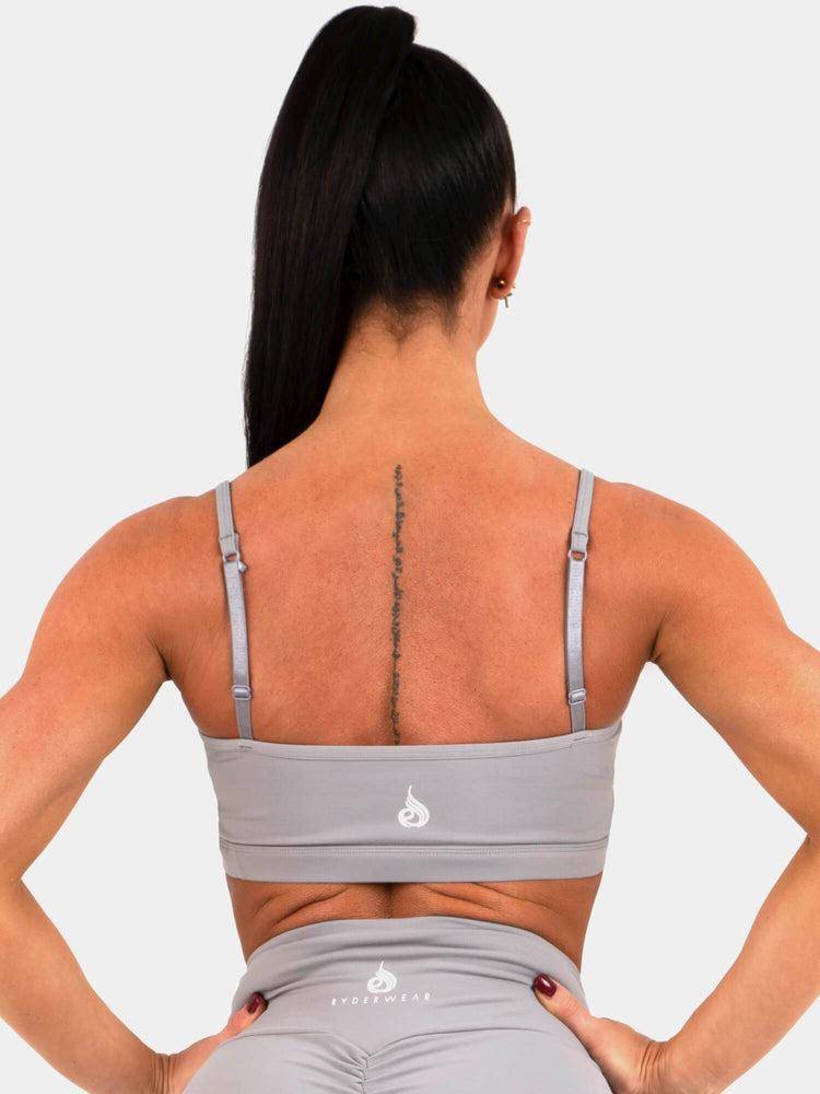 Staniki Sportowe Damskie Ryderwear Women Sports Bra Animal Szare | PL1868NB