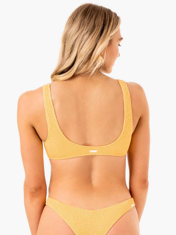 Stroje Kąpielowe Damskie Ryderwear Women Swimwear Paradise Scoop Bikini Top Mango | PL1489PQ