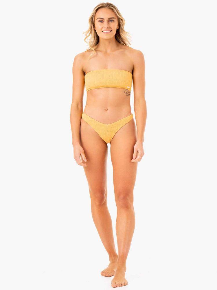 Stroje Kąpielowe Damskie Ryderwear Women Swimwear Paradise Bandeau Bikini Top Mango | PL1498LH