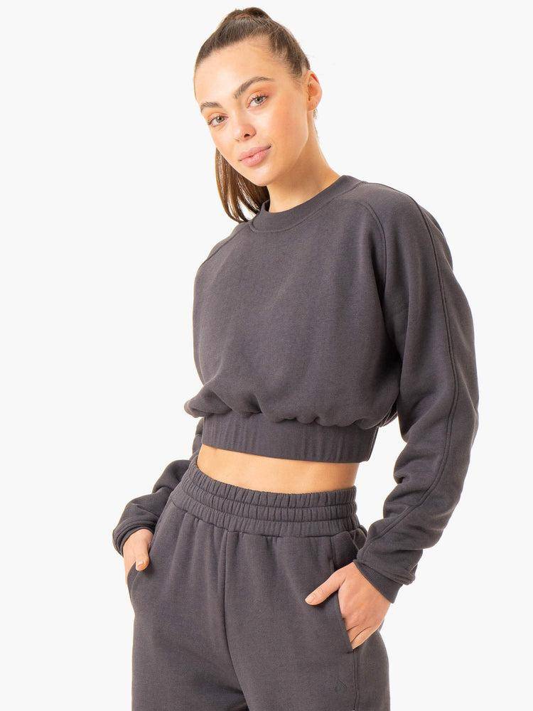 Swetry Damskie Ryderwear Women Sweaters Sideline Szare | PL1506QZ