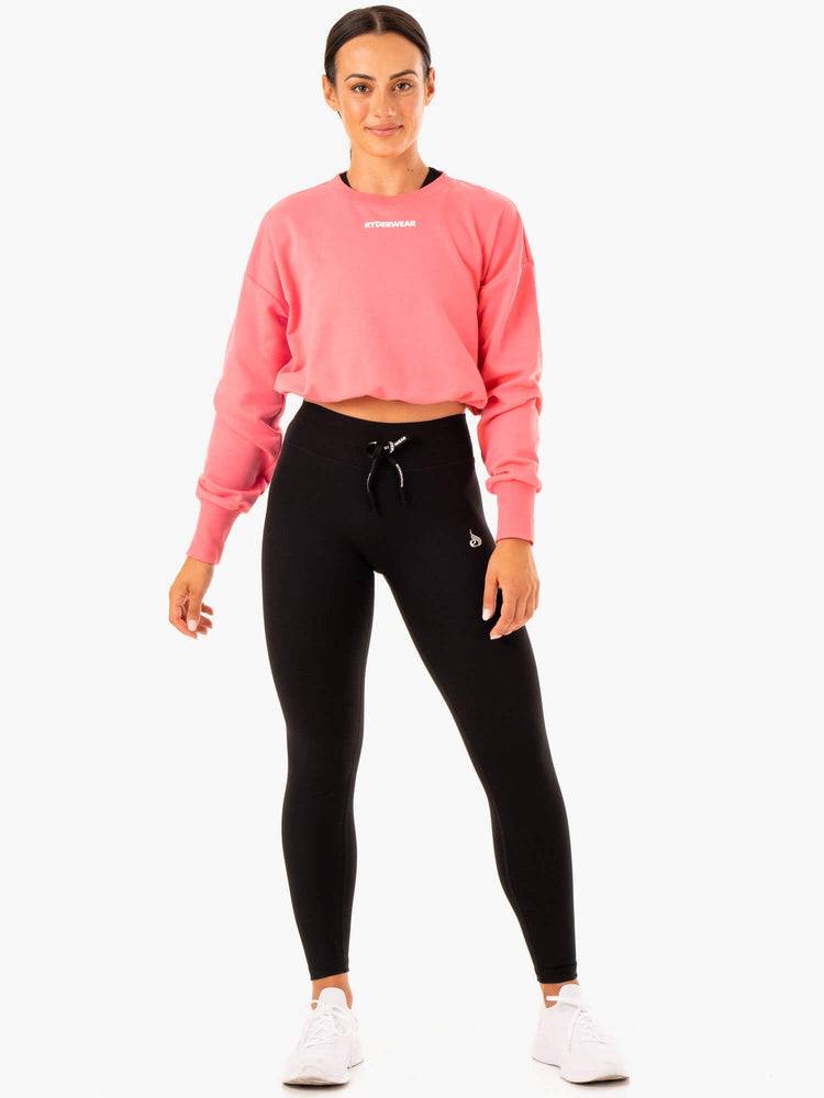 Swetry Damskie Ryderwear Women Sweaters Replay Koralowe | PL1511YU