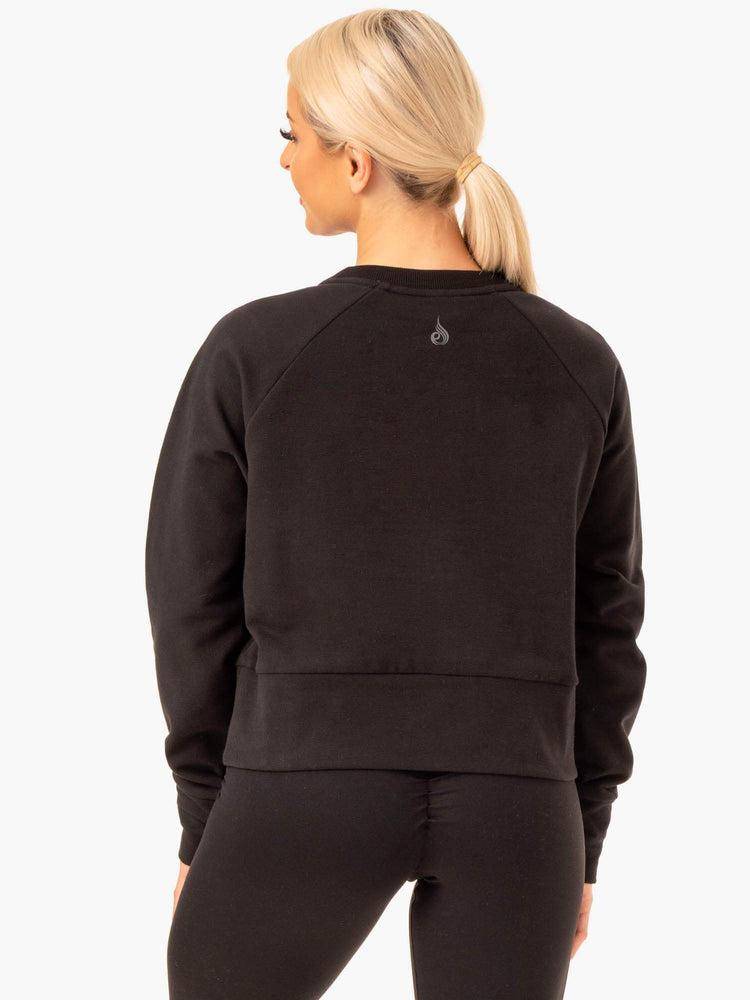 Swetry Damskie Ryderwear Women Sweaters Motion Czarne | PL1531MA