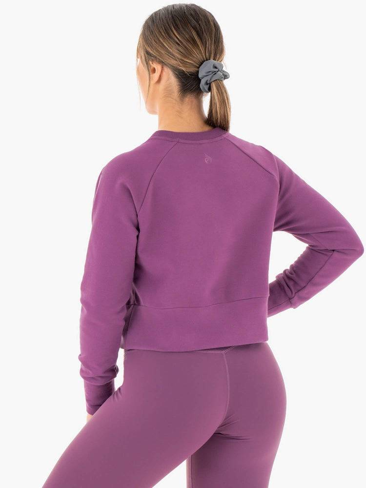 Swetry Damskie Ryderwear Women Sweaters Motion Fioletowe | PL1538UT