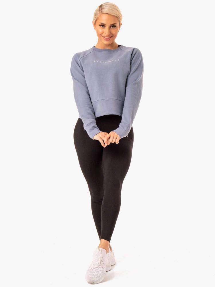 Swetry Damskie Ryderwear Women Sweaters Motion Szare | PL1559WY