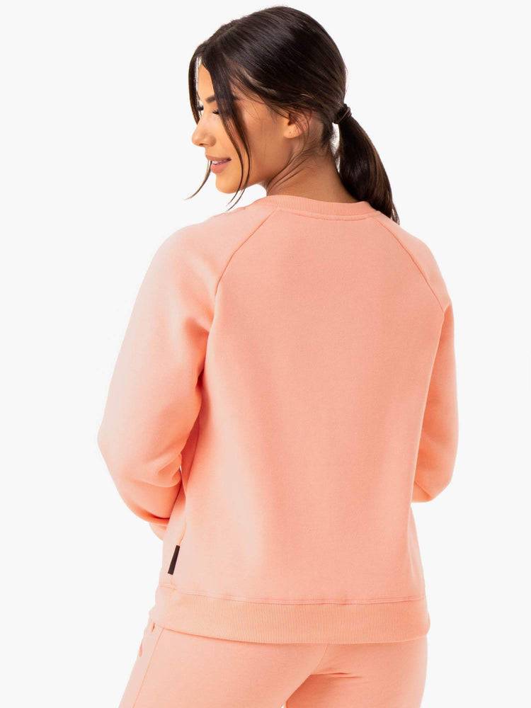 Swetry Damskie Ryderwear Women Sweaters Adapt Boyfriend Koralowe | PL1564UT