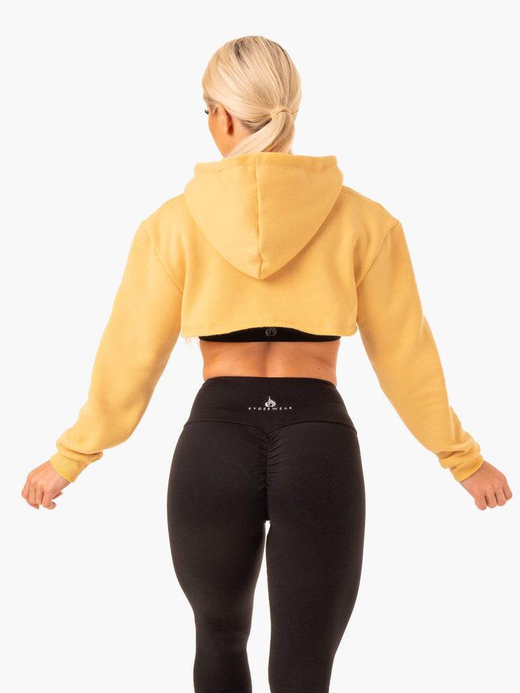 Swetry Damskie Ryderwear Women Sweaters Staples Super Crop Mango | PL1565IS