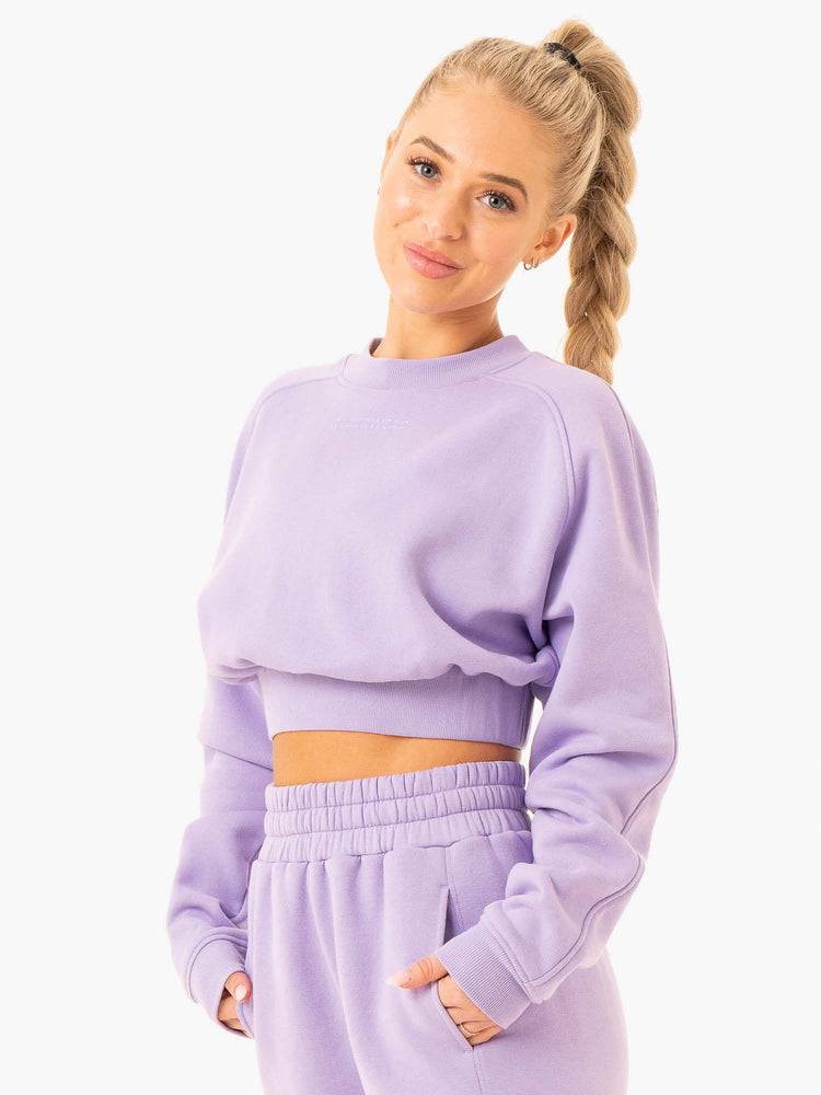 Swetry Damskie Ryderwear Women Sweaters Sideline Fioletowe | PL1575KI