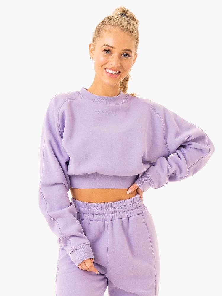 Swetry Damskie Ryderwear Women Sweaters Sideline Fioletowe | PL1575KI