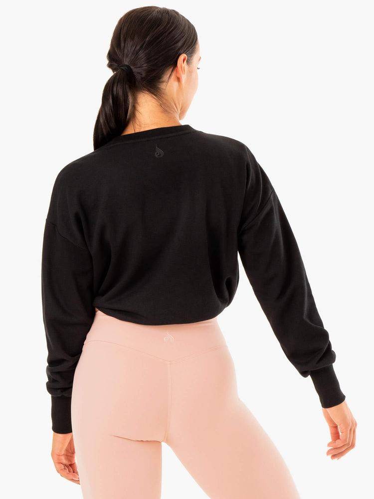 Swetry Damskie Ryderwear Women Sweaters Replay Czarne | PL1578XF