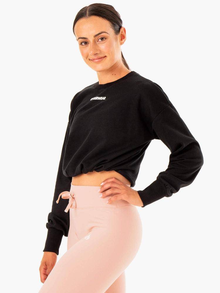 Swetry Damskie Ryderwear Women Sweaters Replay Czarne | PL1578XF