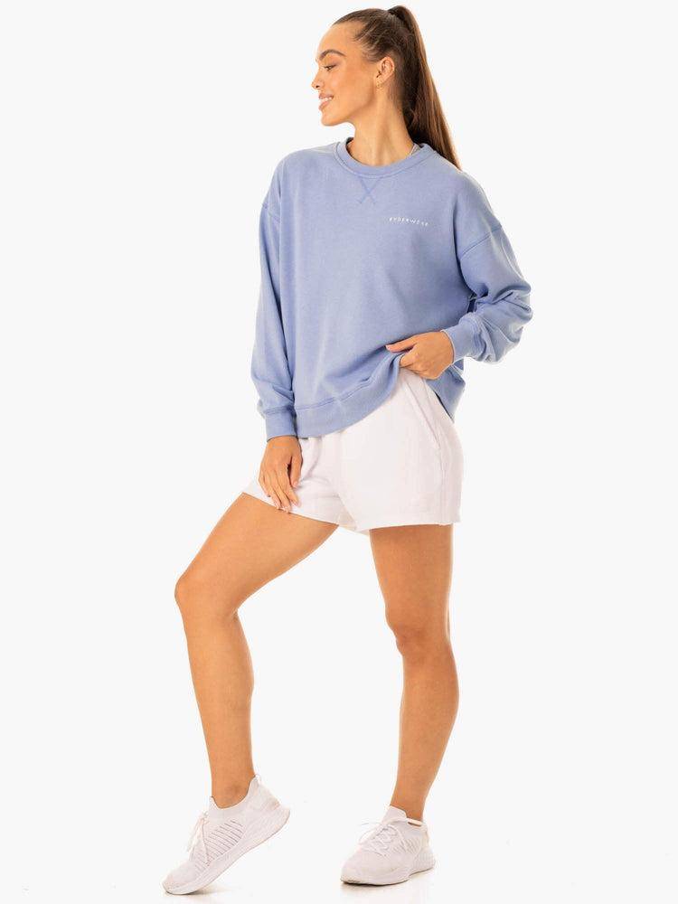 Swetry Damskie Ryderwear Women Sweaters Recover Lekkie Niebieskie | PL1580VD