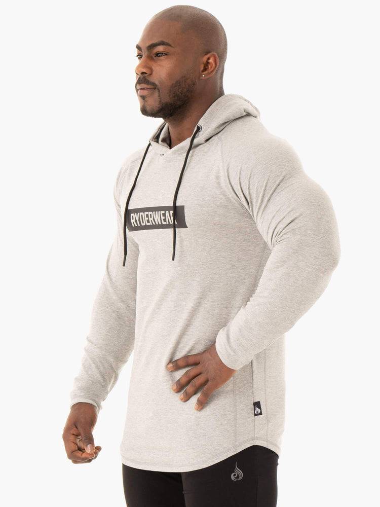 Swetry Męskie Ryderwear Men Sweaters Base Pullover Jumper Szare | PL2847TV