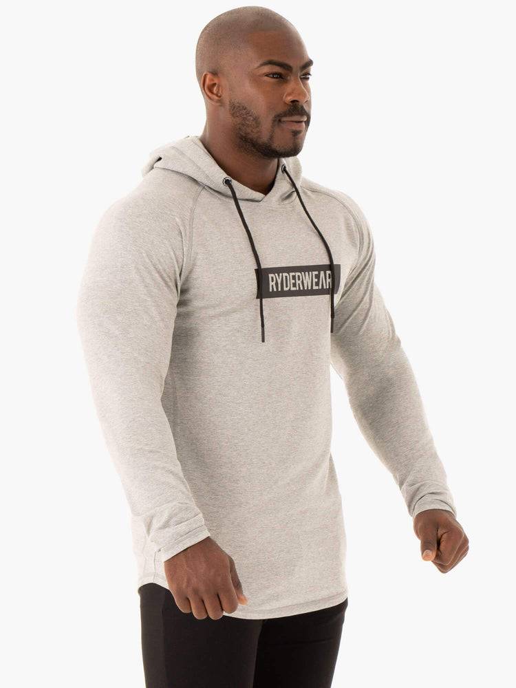 Swetry Męskie Ryderwear Men Sweaters Base Pullover Jumper Szare | PL2847TV