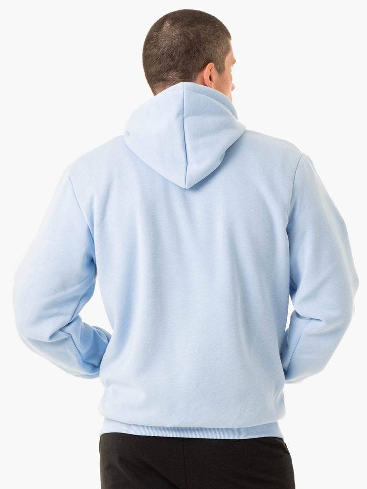 Swetry Męskie Ryderwear Men Sweaters Essential Zip Up Jacket Niebieskie | PL2835HK